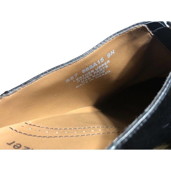 Naturalizer Slip On 9N Shoes Mules Leather Upper Man Made Office FLAWED - Picture 9 of 11